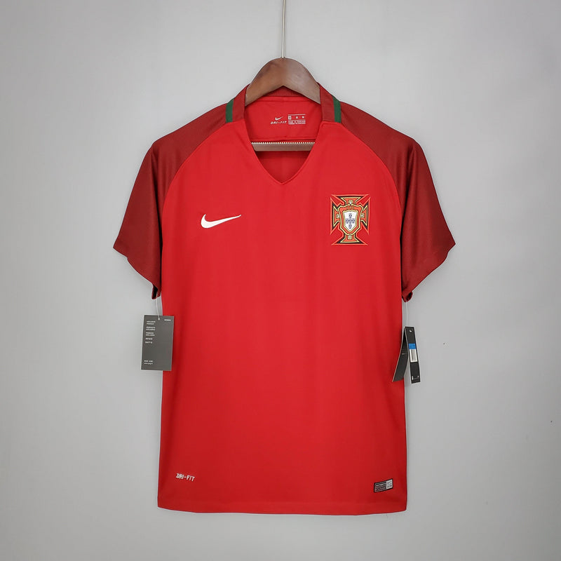 Camisa Retrô Seleção Portugal 2016/16 Home - ResPeita Sports