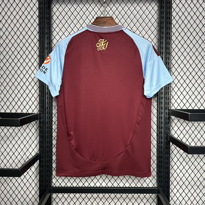 CAMISA DO ASTON VILLA 24/25 VERMELHO