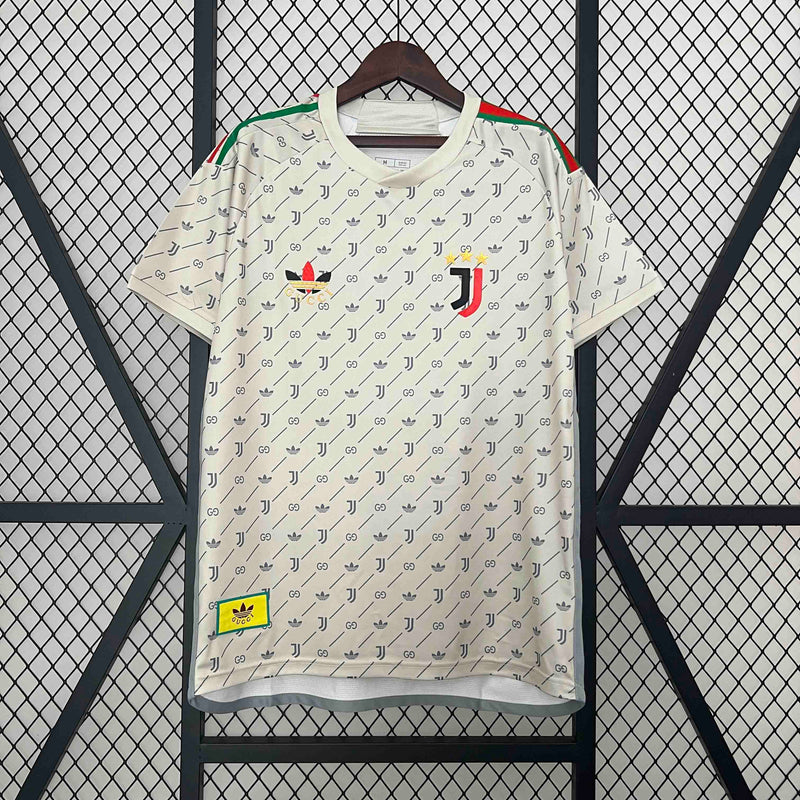 CAMISA DO JUVENTUS 24/25 BRANCO EDIÇÃO ESPECIAL