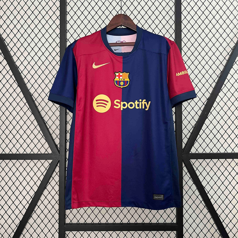 CAMISA DO BARCELONA 24/25 VERMELHO E AZUL