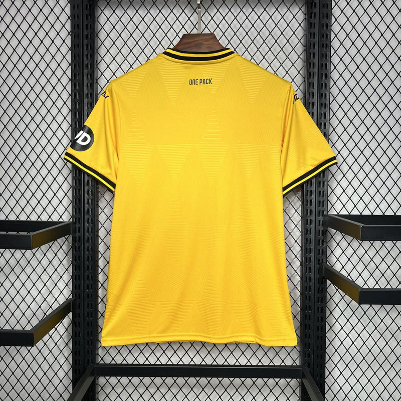 CAMISA DO WOLVES 24/25 AMARELO