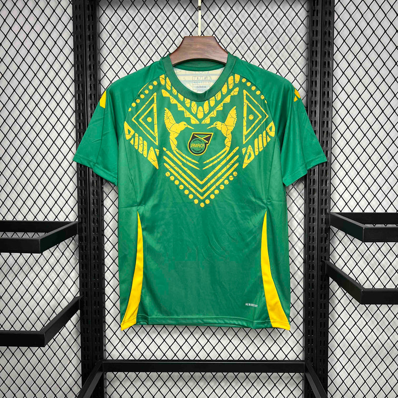 CAMISA DA SELEÇÃO DA JAMAYCA 25/26 VERDE TREINO