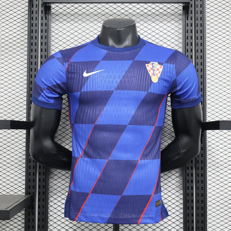 CAMISA VERSÃO PLAYER DA CROACIA 24/25 AZUL