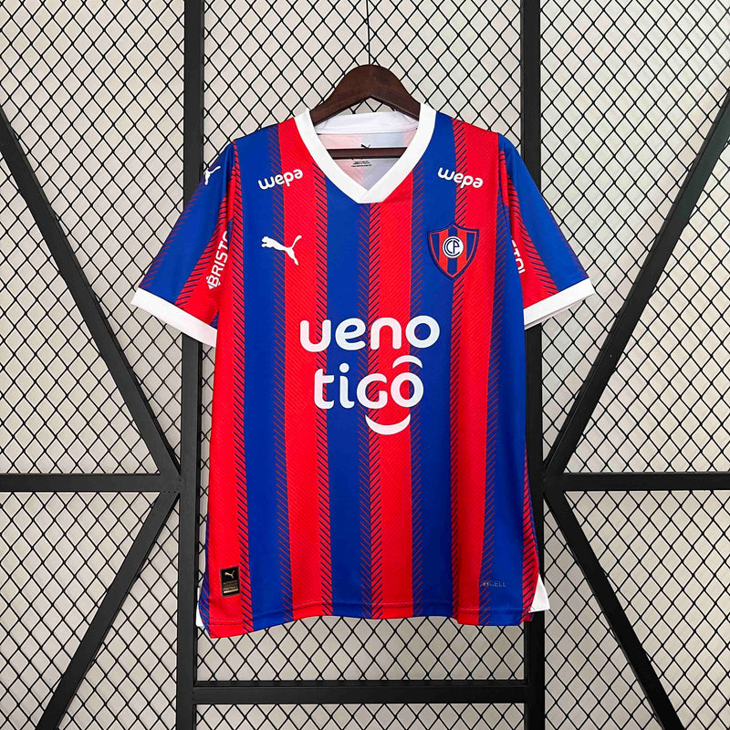 CAMISA DO CERRO PORTENO 24/25 VERMELHO E AZUL