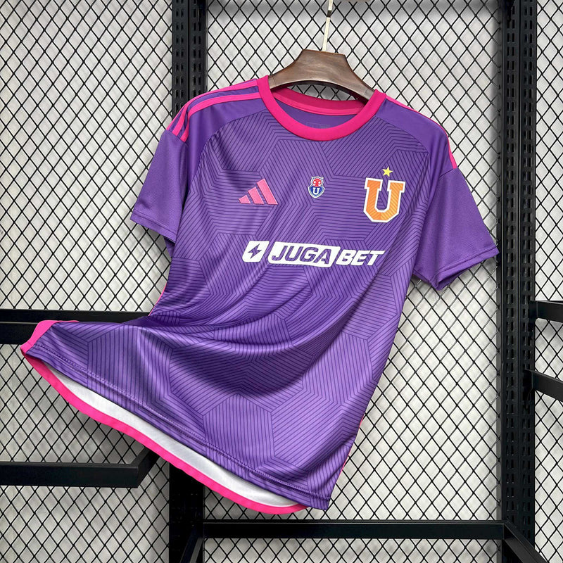 CAMISA DO UNIVERSIDAD DE CHILE 24/25 ROXO