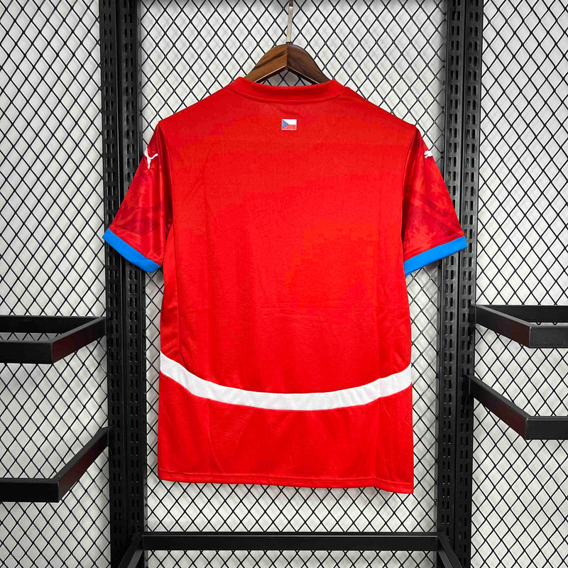 CAMISA DA SELEÇÃO DA REPUBLICA TCHECA 25/26 VERMELHO