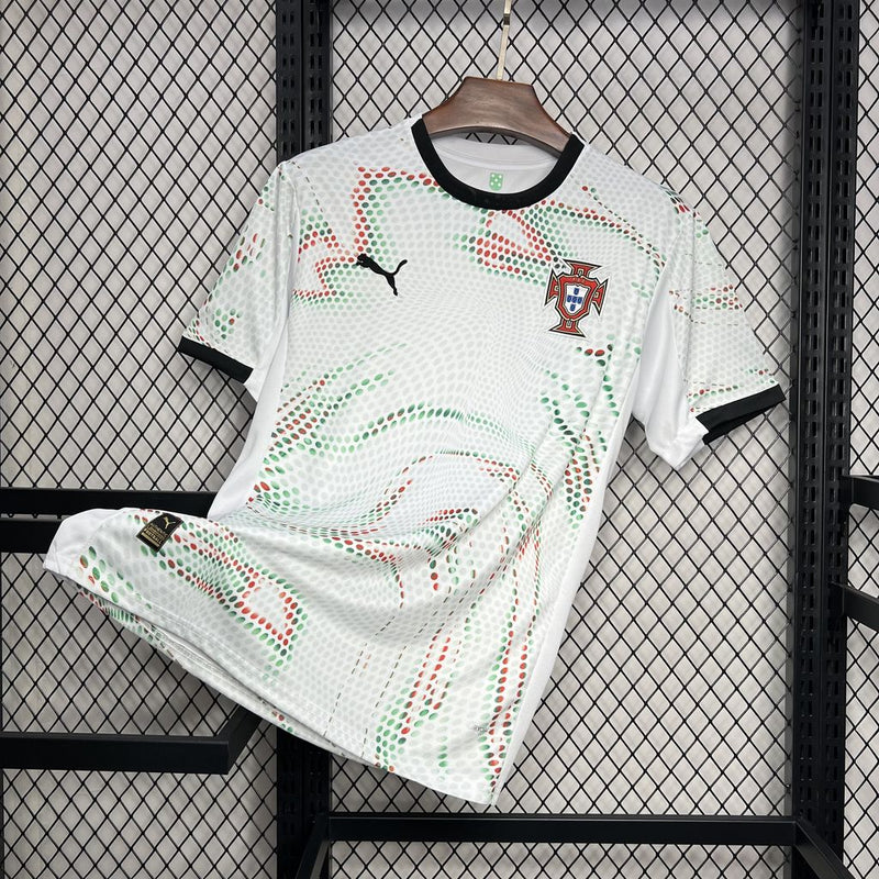 CAMISA DA SELEÇÃO DE PORTUGAL 25/26 BRANCO EDIÇÃO ESPECIAL