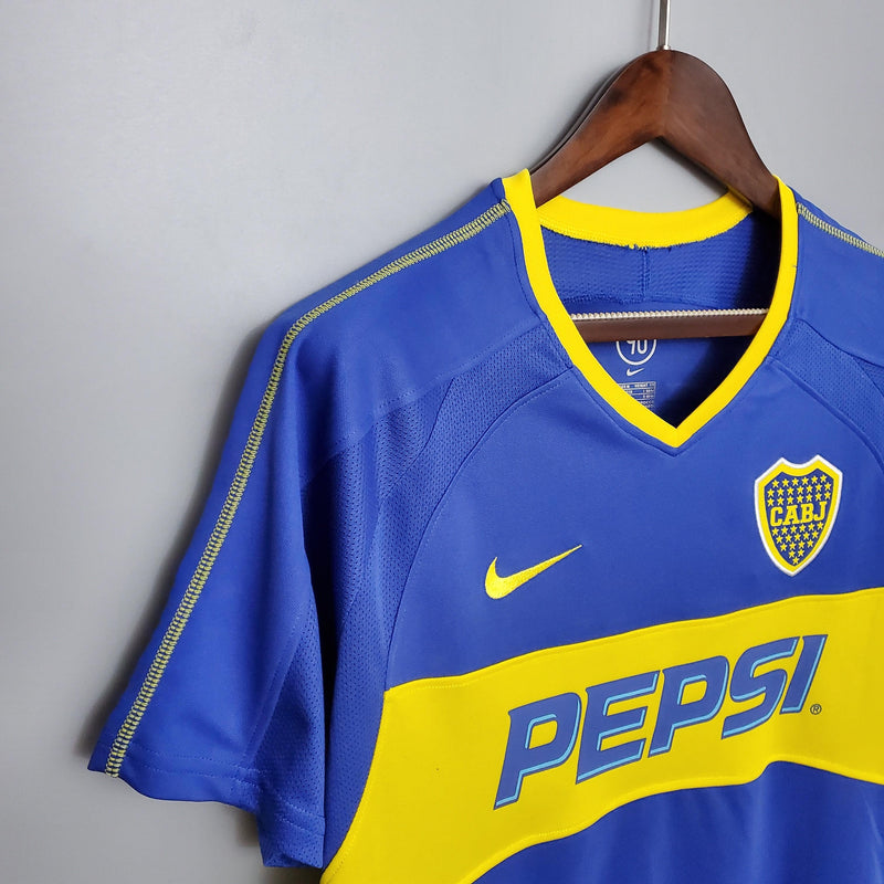 Camisa Retrô Boca Juniors 2003/04 Home - ResPeita Sports