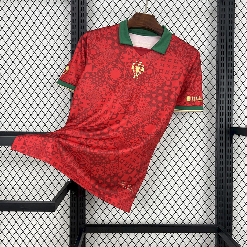 CAMISA DA SELEÇÃO DE PORTUGAL 24/25 VERMELHO EDIÇÃO ESPECIAL