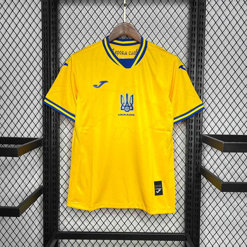 CAMISA DA SELEÇÃO DA UCRANIA 25/26 AMARELO