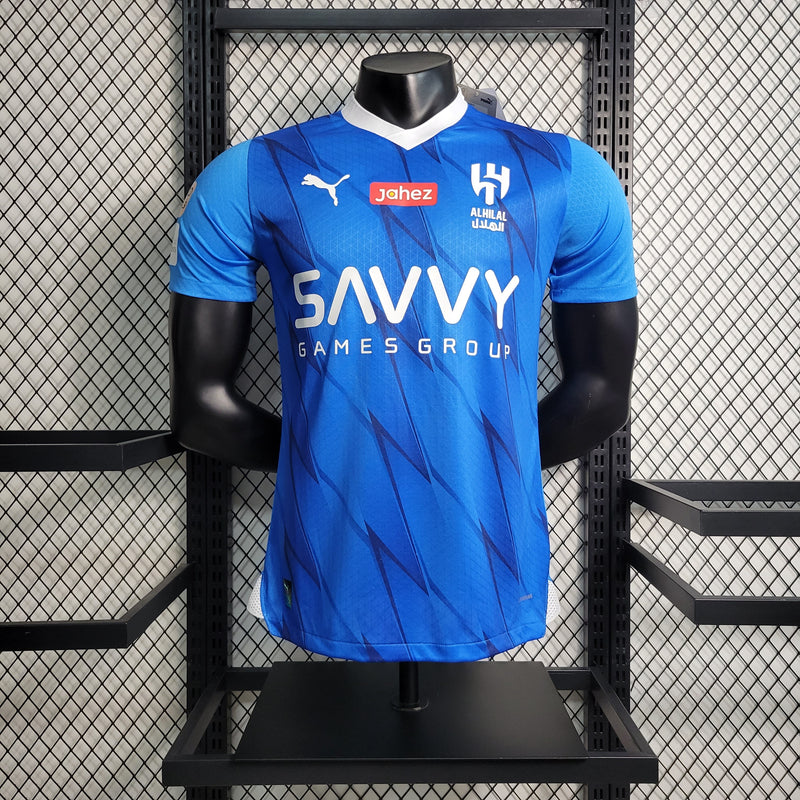 CAMISA VERSÃO PLAYER DO AL HILAL 23/24 AZUL