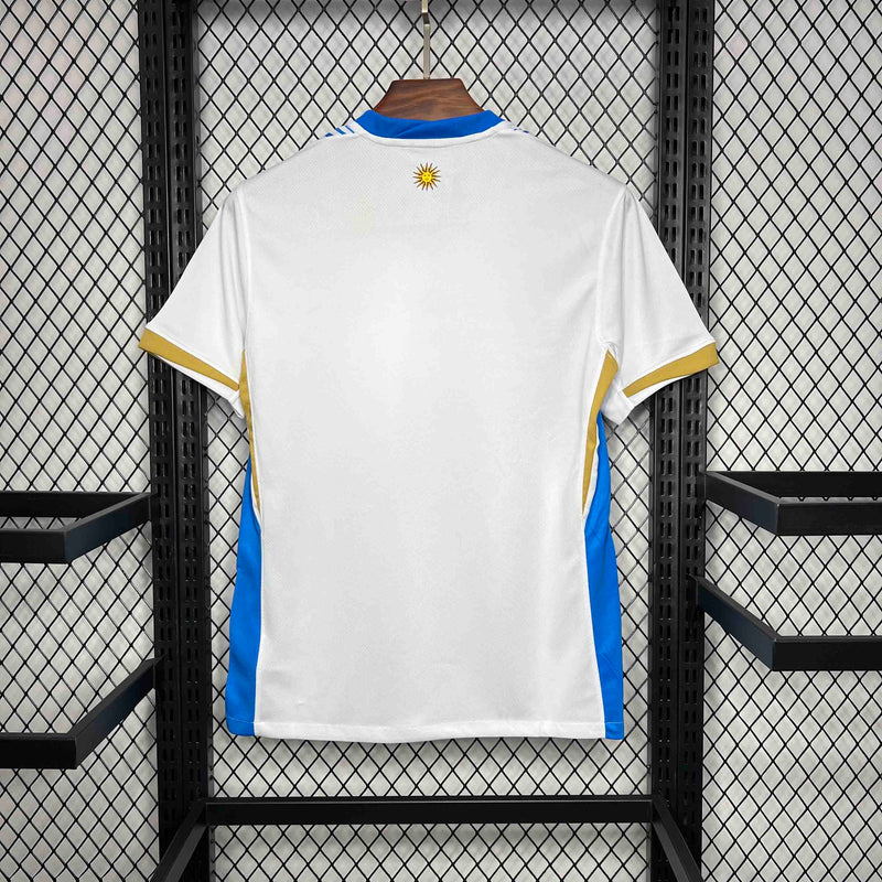 CAMISA DA SELEÇÃO DO URUGUAY 25/26 BRANCO PRÉ JOGO