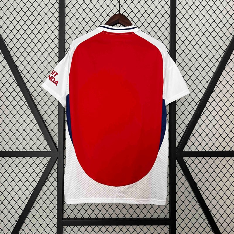 CAMISA DO ARSENAL 24/25 VERMELHO E BRANCO