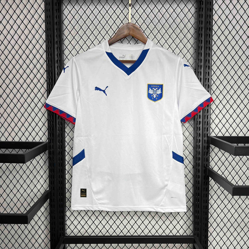 CAMISA DA SELEÇÃO DA SERVIA 25/26 BRANCO