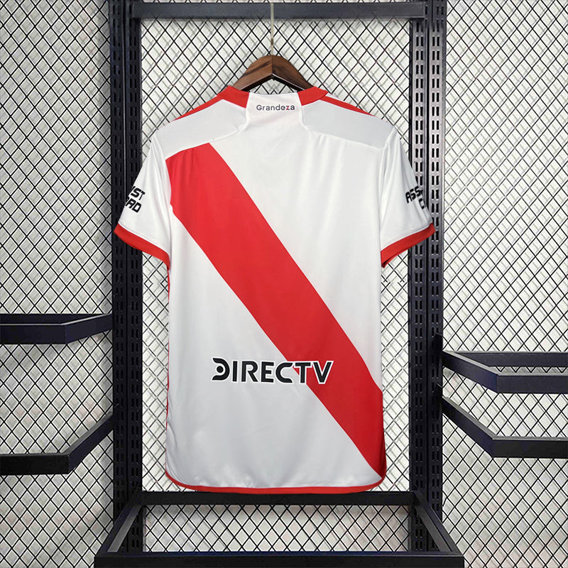 CAMISA DO RIVER PLATE 24/25 BRANCO E VERMELHO