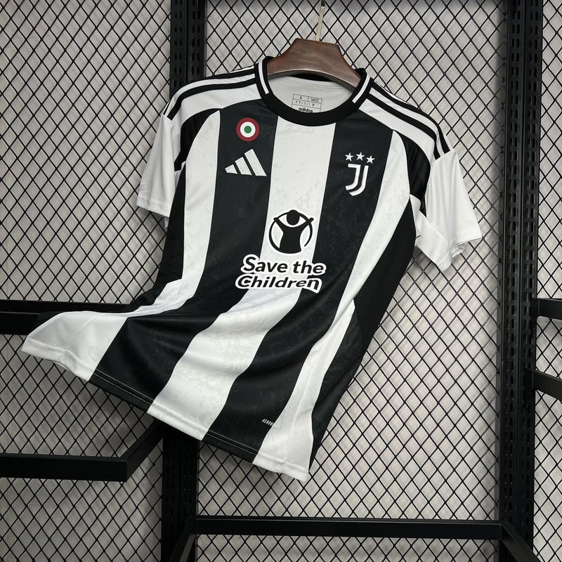 CAMISA DO JUVENTUS 24/25 BRANCO E PRETO