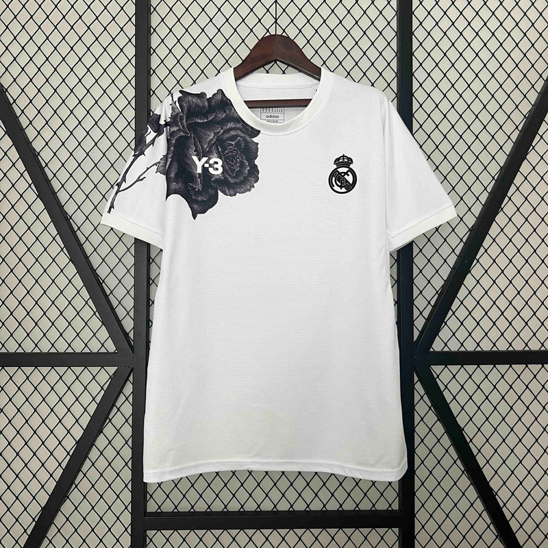 CAMISA DO REAL MADRID 24/25 BRANCO EDIÇÃO ESPECIAL