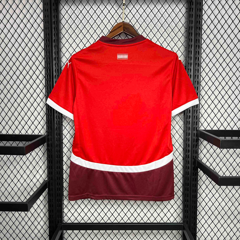 CAMISA DA SELEÇÃO DA SUIÇA 25/26 VERMELHO