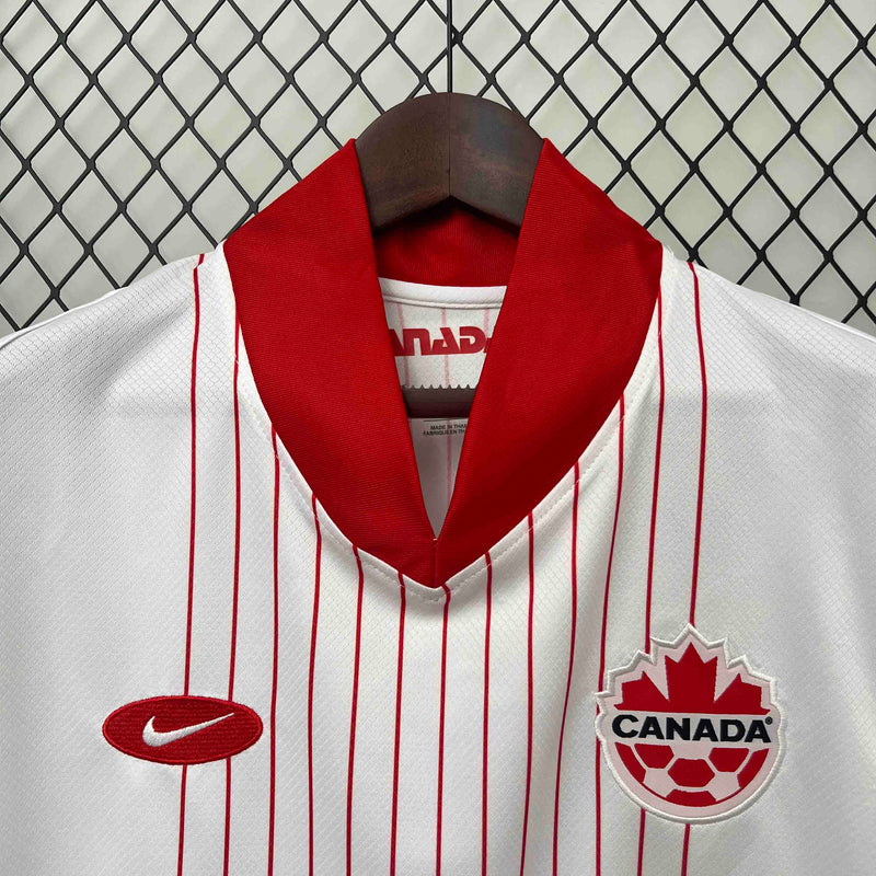 CAMISA DA SELEÇÃO DO CANADA 25/26 BRANCO