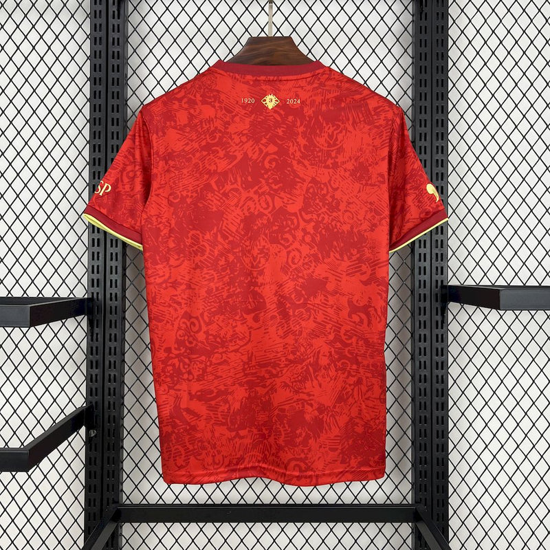 CAMISA DA SELEÇÃO DA ESPANHA 24/25 VERMELHO EDIÇÃO ESPECIAL